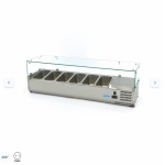  Ψυγείο προετοιμασίας πάγκου 140cm - Χωράει 6 x 1/3 GN